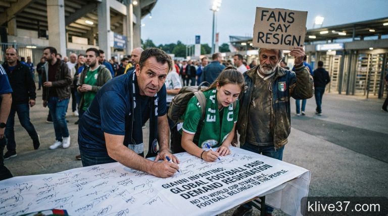Khủng hoảng tại FIFA: Người hâm mộ toàn cầu ký đơn yêu cầu Gianni Infantino từ chức
