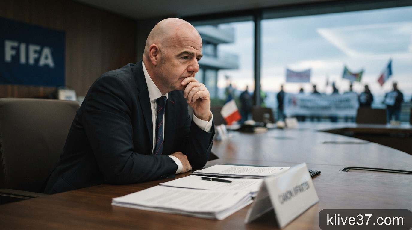 Khủng hoảng FIFA: Pháp rút lại sự ủng hộ, tương lai của Gianni Infantino lung lay dữ dội
